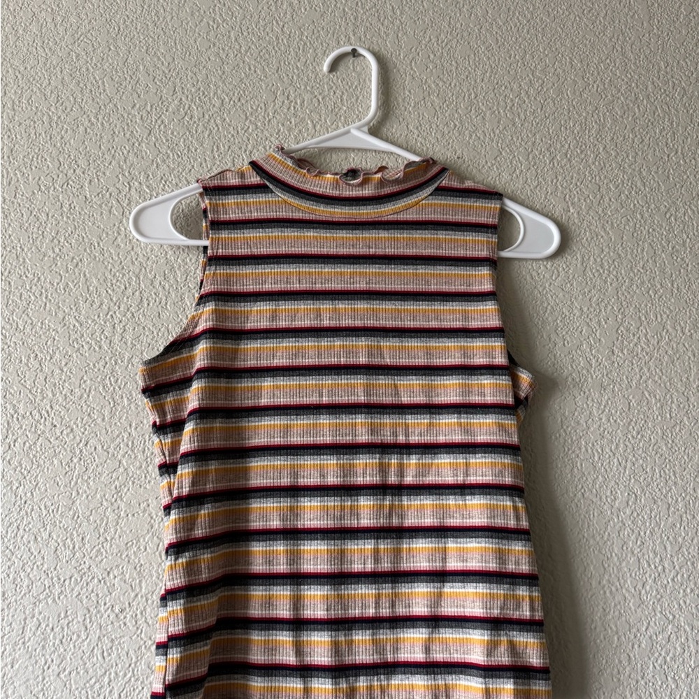 Candie's Red and Orange Tank Top